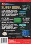 Tecmo Super Bowl Box Art Back